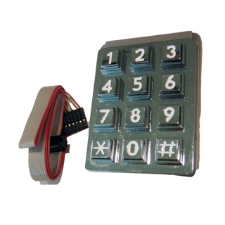 KEYPAD, W/RIBBON NUMBERS ONLY
