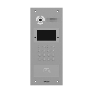 IP MULTI-TENANT 4IN TFT SCREEN WITH KEYPAD SILVER IP65