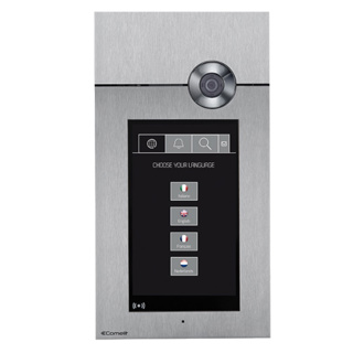 316 -  AUDIO/VIDEO 8" TOUCH SCREEN - VIP STAINLESS STEEL 316 TOUCH A/V ENTRANCE PANEL, VIP