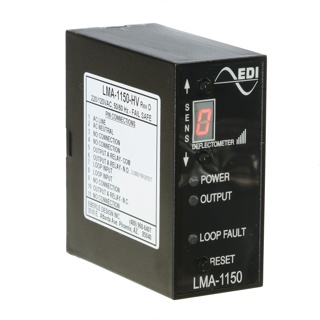 **LOOP DETECTOR WITH DEFLECTOMETER, 220V/120V SINGLE CHANNEL, SINGLE PROGRAMMABLE RELAY OUTPUT