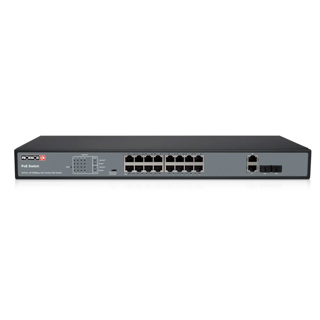 16CH UNMANAGED POE SWITCH,DOWNLINK: *16 100MBPS