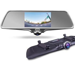(CLEARANCE) WIDE ANGLE DUAL MIRROR FRONT/REAR DASH CAM
