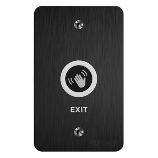 TOUCH FREE EXIT BUTTON BLACK IP68