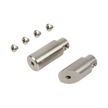LATCHING TIP AND DEADBOLT SET - FOR SQUARE PROFILES (2-3/8")