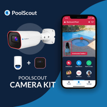 POOL SAFETY IP CAMERA AND WIRED ALARM KIT