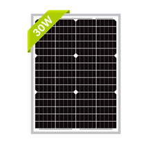 30W 24V SOLAR KIT, INCLUDES SOLAR MODULE, 10' 18AWG 2 CORE CABLE, 3A DIODE, AND 3/8" RING CONNECTORS