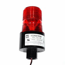 RED STROBE, 1/2' PIPE MOUNT