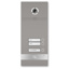 IP MULTI-TENANT TWO BUTTON PANEL SILVER IP65