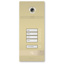IP MULTI-TENANT FOUR BUTTON PANEL GOLD IP65